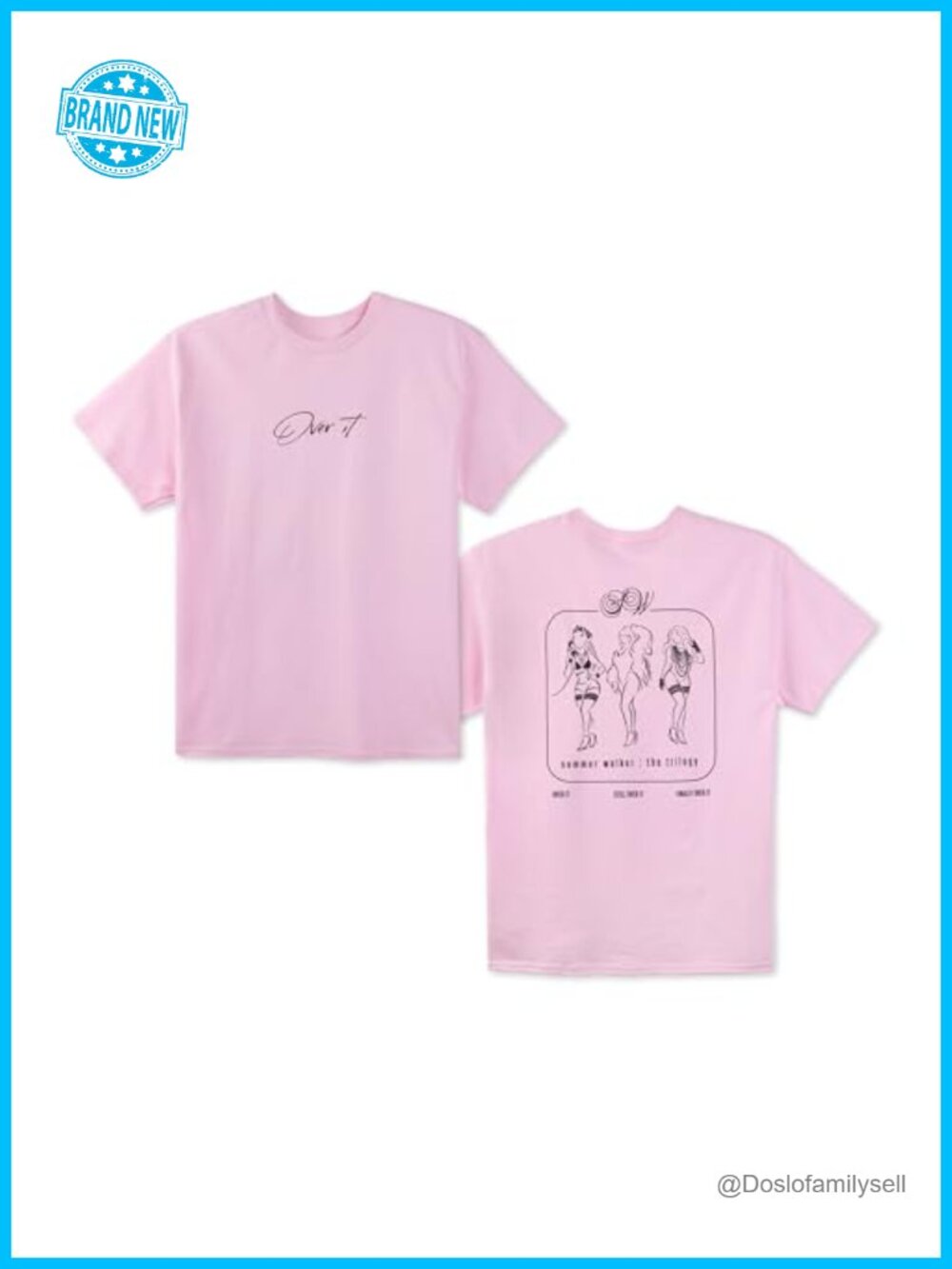 Summer Walker Over It Tour Graphic Tee Crew Neck Short Sleeve Cotton